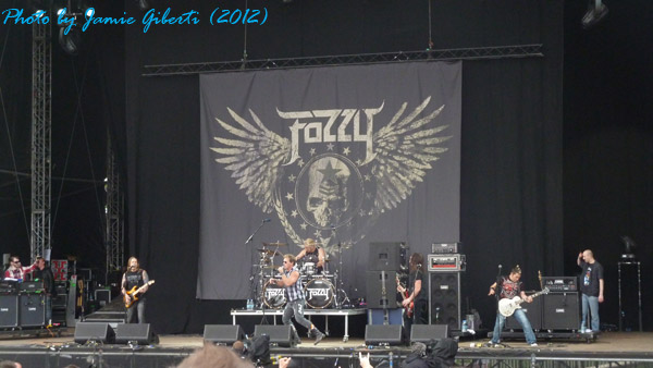 Fozzy on The Zippo Encore Second Stage at Download 2012