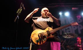 Chris Burney from Bowling For Soup on stage at Cambridge Junction, October 2012