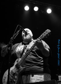 Chris Burney from Bowling For Soup on stage at Cambridge Junction, October 2012 (second photo)