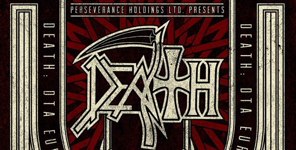 Death 2013 Tour Poster Logo Header