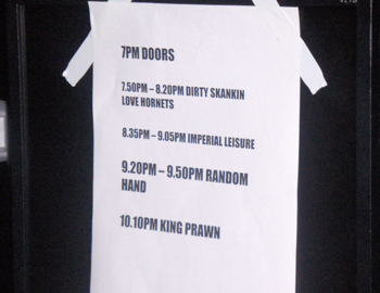 Imperial Leisure King Prawn Colchester 2013 Show Times