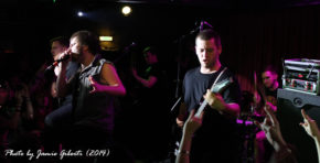 Rise To Remain on stage at The Borderline, London, Feb 2014