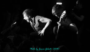Austin and Connor from Rise To Remain on stage at The Borderline, London, Feb 2014