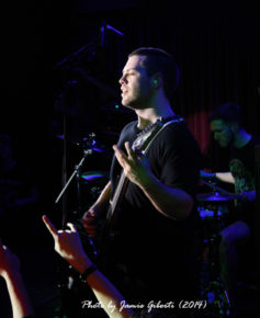 Will from Rise To Remain on stage at The Borderline, London, Feb 2014