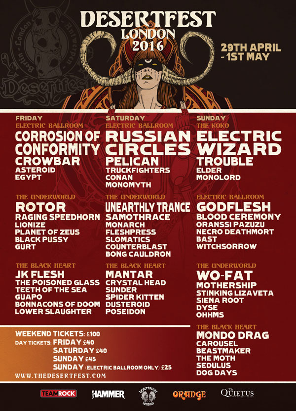 Desertfest 2016 Poster