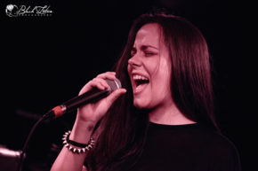 Destiny Potato on stage at The Black Heart London 29th June 2016