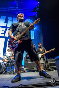 Bowling for Soup on stage at Manchester Arena 18th October 2016