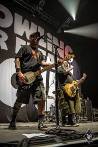 Bowling for Soup on stage at Manchester Arena 18th October 2016