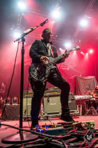 Buckcherry on stage at Manchester Arena 18th October 2016