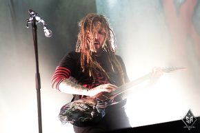 Korn on stage at Manchester Arena 12th December 2016