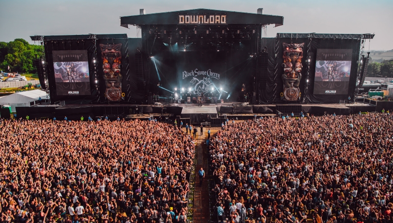 Black Stone Cherry Download Festival 2018 Matt Eachus Crowd Shot