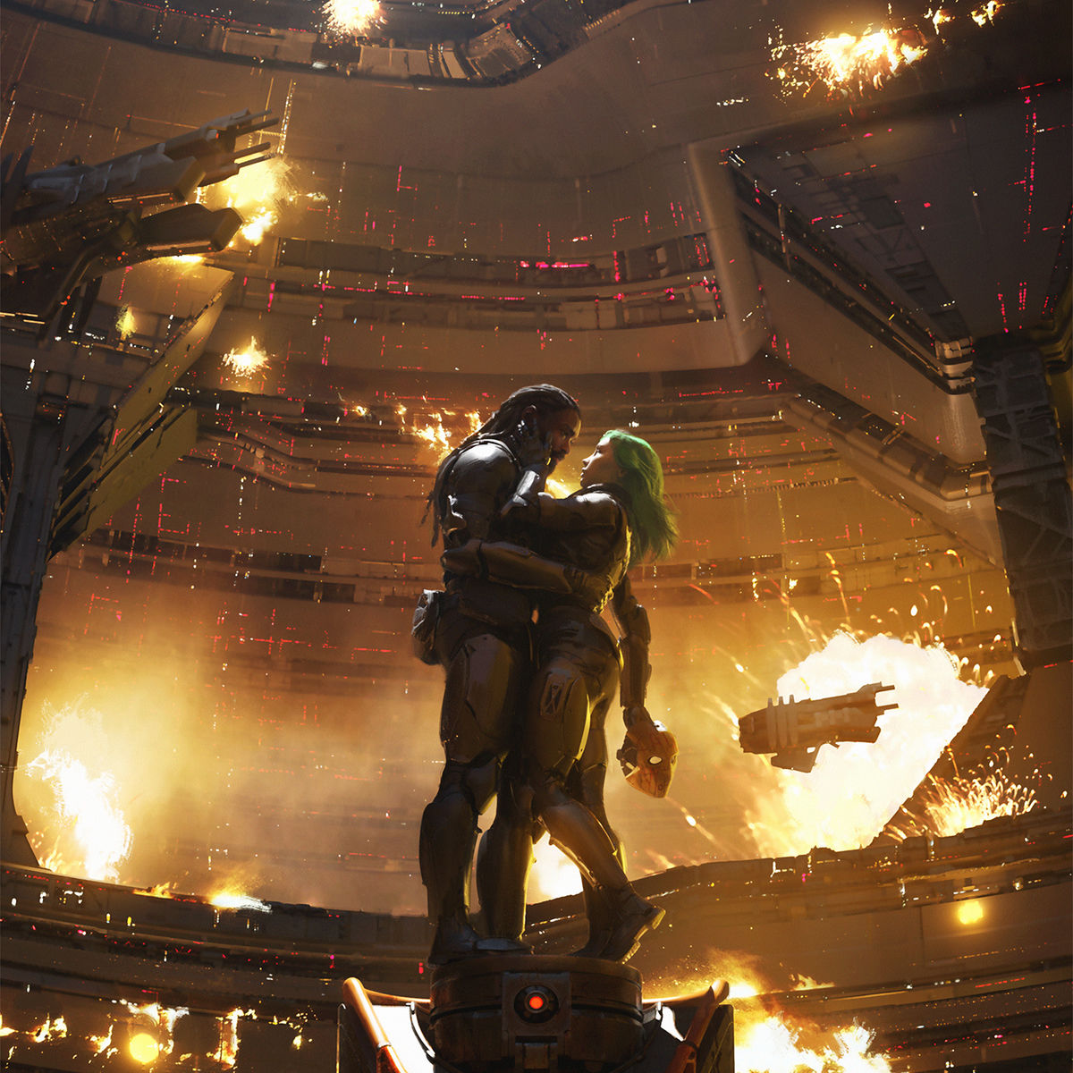 Coheed and Cambria - Unheavenly Creatures Album Cover Artwork