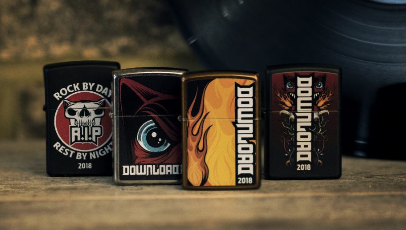Download Festival 2018 Zippo Encore Lighters