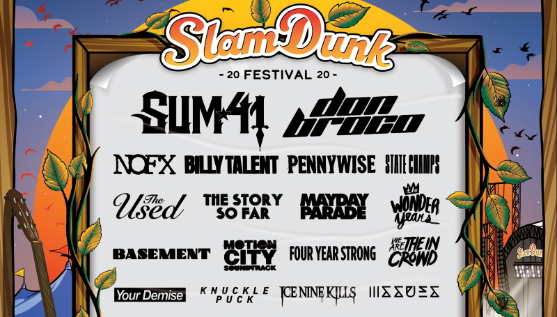 Slam Dunk Festival 2020 Second Line Up Poster Header Image