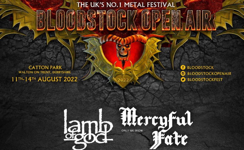 Bloodstock Open Air Festival 2022 First Line Up Header Image