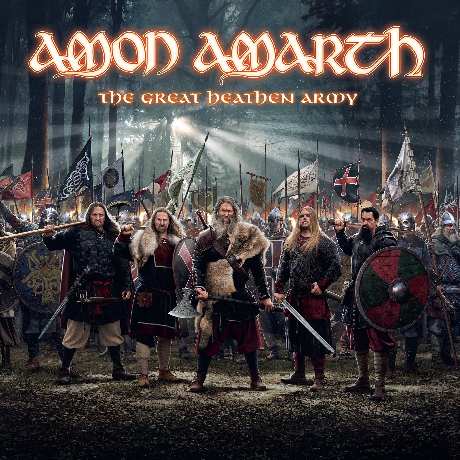 Amon Amarth - The Great Heathen Army Album Cover Artwork